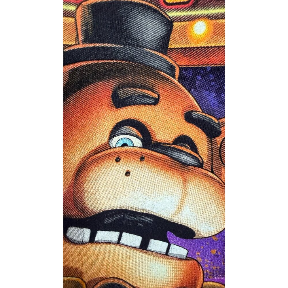 Universal Studios HHN 2025 Five Nights At Freddy's T-Shirt Black Graphic XL - Picture 2 of 5